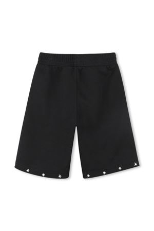 Shorts in misto cotone biologico nero GIVENCHY KIDS | H3071009B